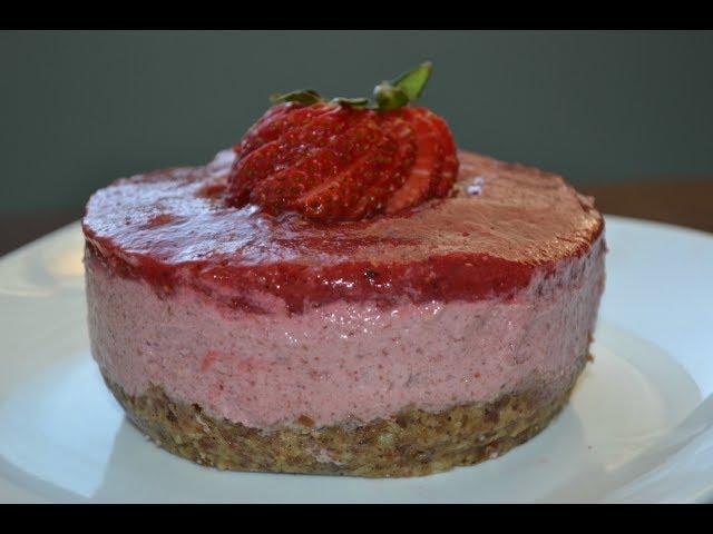 ALKALINE ELECTRIC RAW STRAWBERRY CHEESECAKE | THE ELECTRIC CUPBOARD