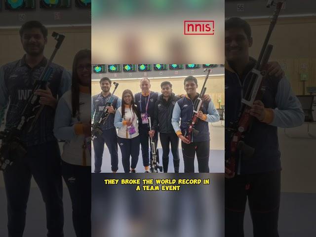 3 Shooters Get India’s 1st Gold, Set World Record