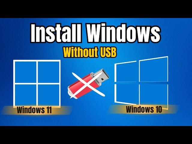 Say BYE to USB! Install Windows Without Bootable USB (2024 NEW*)