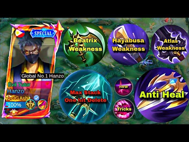 New Hanzo Best Rotation | Unli Winstreak 2024 ( must try before moonton revamp hanzo)