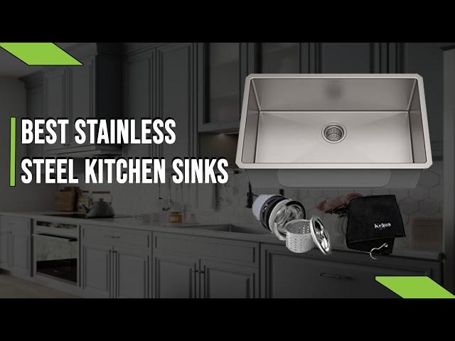 Top 5 Best Stainless Steel Kitchen Sinks in 2023 | Best Kitchen Sink Reviews [Buyer's Guide]