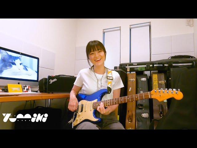 Yumiki Erino | Enjoy guitar funk in a room with a cat【#Yumiki Erino Guitar video】