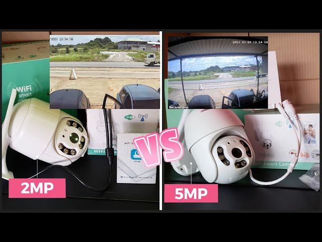 2MP Yilot VS 5MP ICSee Smart Wifi PTZ Camera