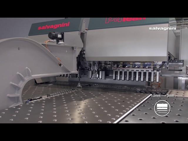 Salvagnini panel bending: P4-2116 kit production with heavy gage parts