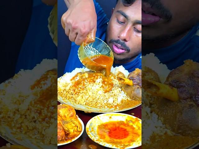 Very Spicy Gravy,Rice,Mutton Kosha Eating #shortvideo #shorts #mukbang #asmr #viralshort #short