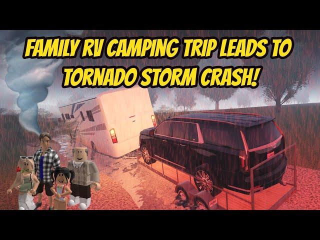 Greenville, Wisc Roblox l Realistic Family RV Trailer Camping TORNADO - Update Roleplay