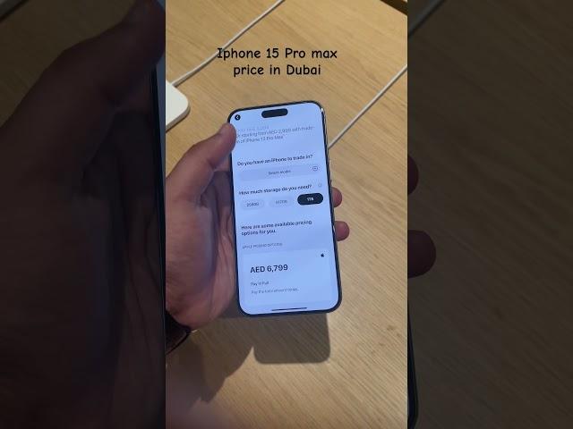 Iphone 15 pro max price in dubai #iphone15promax #iphone #dubai