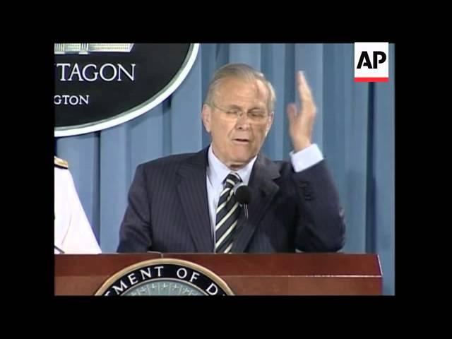 Rumsfeld comment on Michael Hayden, CIA Director-nominee