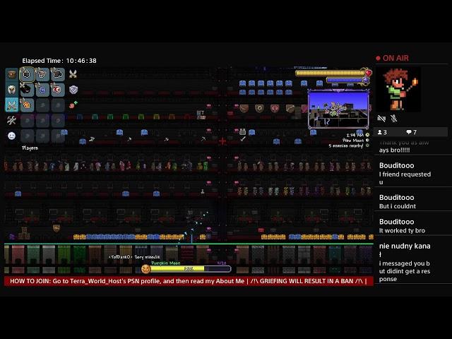 (LIVE) | PS4/PS5 | Ultimate All Items World 1.4.4 | 24/7 | SERVER 1 | Terraria |