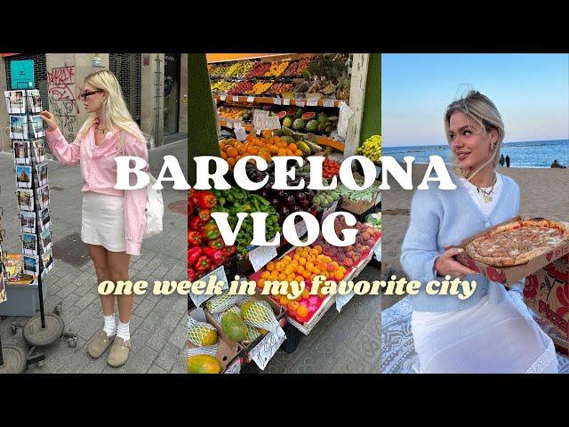 BARCELONA VLOG I Café hopping, enjoying the city, beach days, vintage shopping