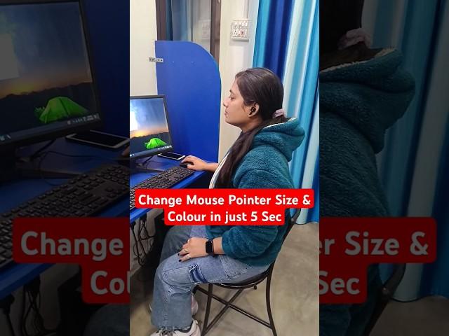 Change Mouse Pointer Size & Colors #computer #tlscomputer #exceltips