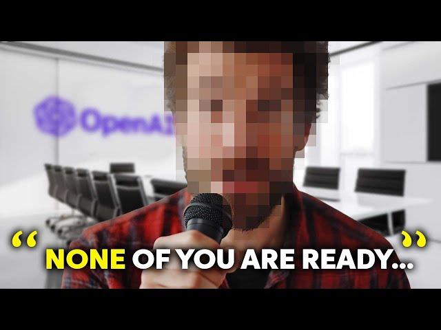 OpenAI Employee LEAVES With Stunning Statement! "None Of You Are Ready For AGI!"