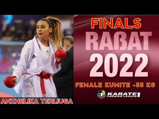 GOLD  MEDAL MATCH | FINAL FEMALE KUMITE -55 KG | ANZHELIKA TERLIUGA (UKR) VS YOUSSEF AHLAM (EGY)