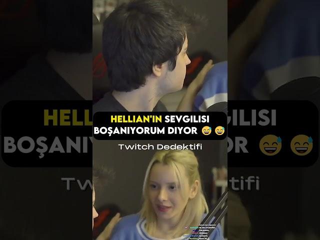 Hellian sevgilisi biraz sinirleniyor  #hellian #twitch #twitchstreamer #shorts