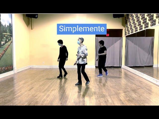 line dance demo - Simplemente