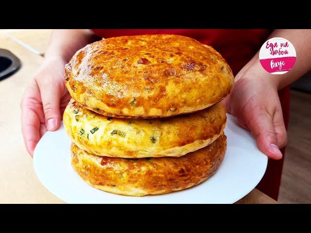 Instead of bread layered Baking/Выпечка! Lush always with any stuffing. Let's eat fast!