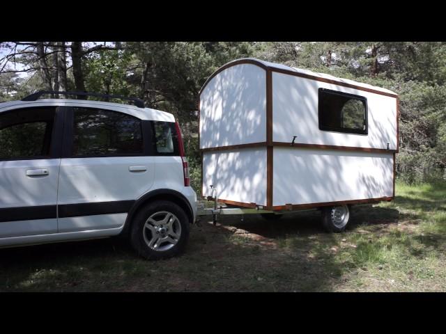 Woodenwidget Slidavan telescopic 'pop up' lightweight caravan