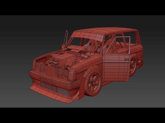 WIP - Huxley's Volvo 245 | Cartoon Drift Car