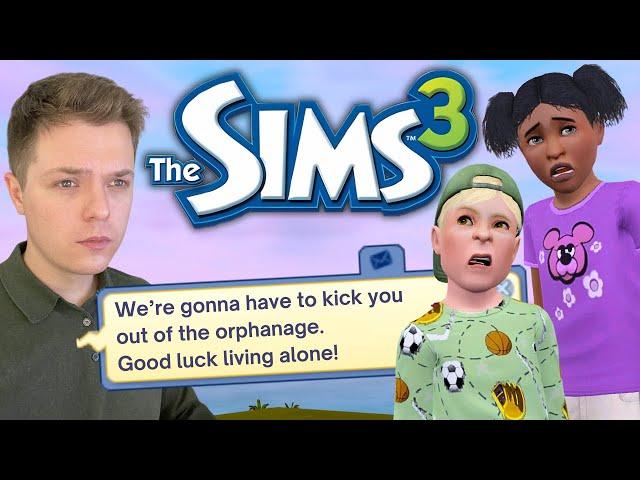 What happens if 8 kids live alone in The Sims 3?