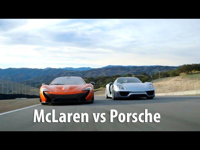 Porsche 918 Spyder  и  McLaren P1 суперкары будущего [Smotorom]