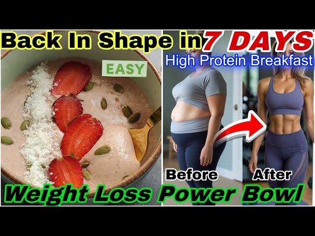 Back in Shape in 7 Days Powerful Oats Smoothie for Weight Loss |Oats Smoothie Recipe for Weight Loss