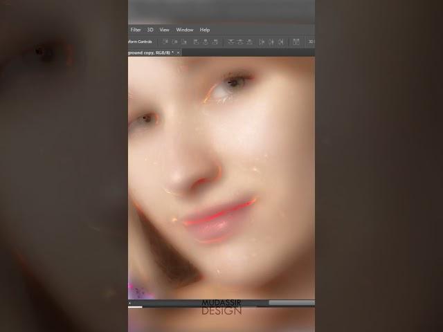 Professional Skin softening in Seconds: Watch How to Remove Blemishes in Photoshop #trending