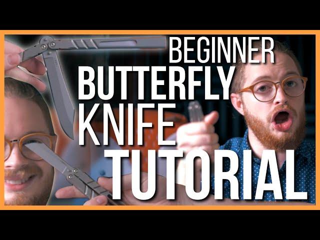 Your 5 FIRST Butterfly Knife Tricks! - Beginner Balisong Tutorial