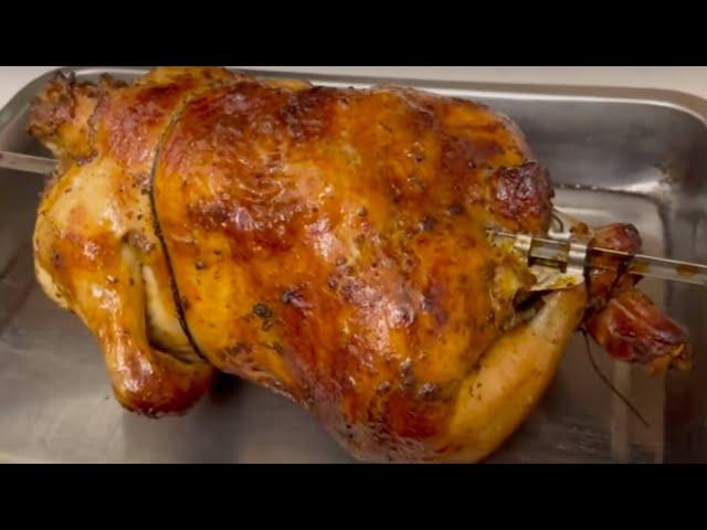 How to cook Juicy and Delicious Grilled Chicken in the oven on a spit