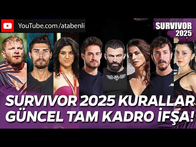 SURVIVOR 2025 TÜM KADRO İFŞA ALLSTAR GÖNÜLLÜLER SMS DÜELLO YENİ SİSTEM TURABİ BATUHAN ADEM TV 8 İZLE