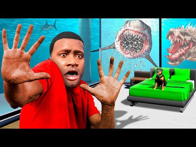 GTA 5 - Sea Monsters FOUND My Underwater House!