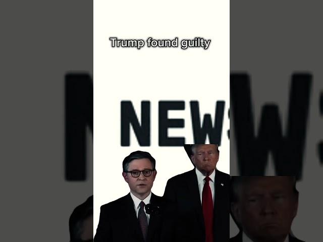 Trump found guilty *Breaking News* #trump #guilty #felon #breakingnews #trending #fyp #viral