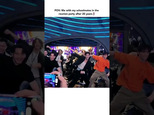 Yang Yang dancing with his classmates in 20th anniversary Military arts class reunion️ #shorts