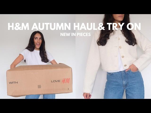 H&M HAUL 2024 AUTUMN TRY ON UK  FALL FASHION TRENDS | NEW IN CLOTHES | SUEDE | JUMPERS | BOOTS