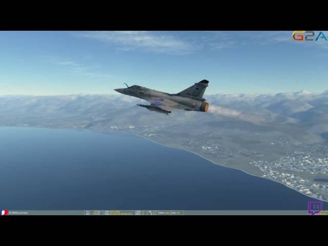 DCS World Entrainement a la mise en route , décollage et atterrissage.