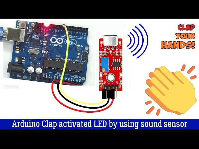 How To Make Clap Switch with Arduino and Sound Sensor | Arduino projects