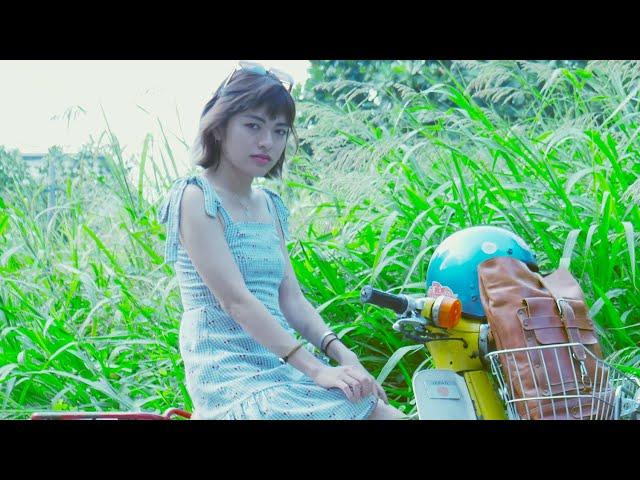 Honda Cub Motorbike Girl Cute Model - So Cute Asia