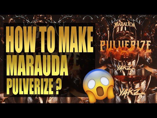 HOW TO MAKE MARAUDA PULVERIZE BASS IN SERUM ??!!!