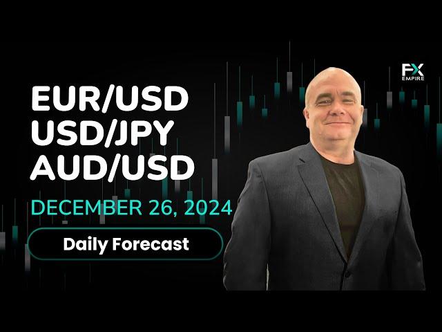 EUR/USD, USD/JPY, AUD/USD Price Forecast Today: Euro, Yen, Dollar Technical Analysis (December 26)