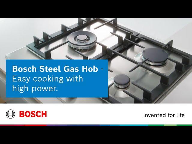 Bosch Series 6 Gas Hob 60cm: Stylish, Powerful, & Easy to Clean | Bosch Home Singapore