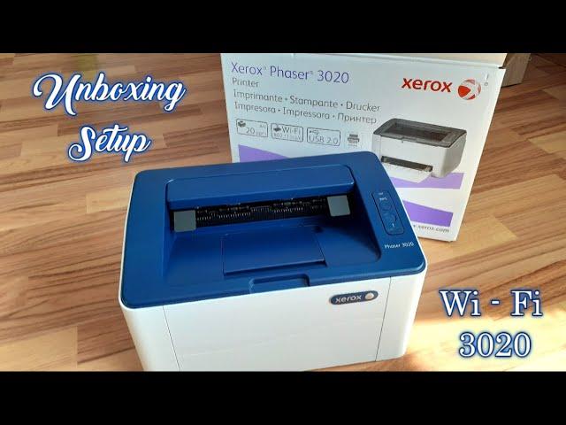 Xerox Phaser 3020 Printer Unboxing Setup