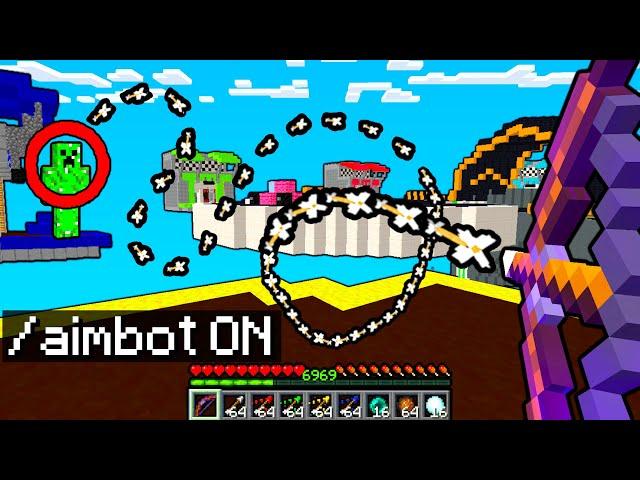 I Secretly Cheated With AIMBOT in Bedwars...