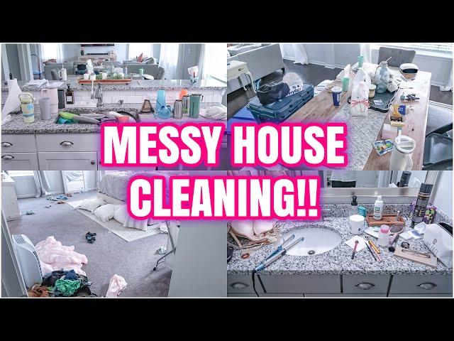 MESSY HOUSE CLEANING | SPEED CLEANING | EXTREME CLEANING MOTIVATION 2024