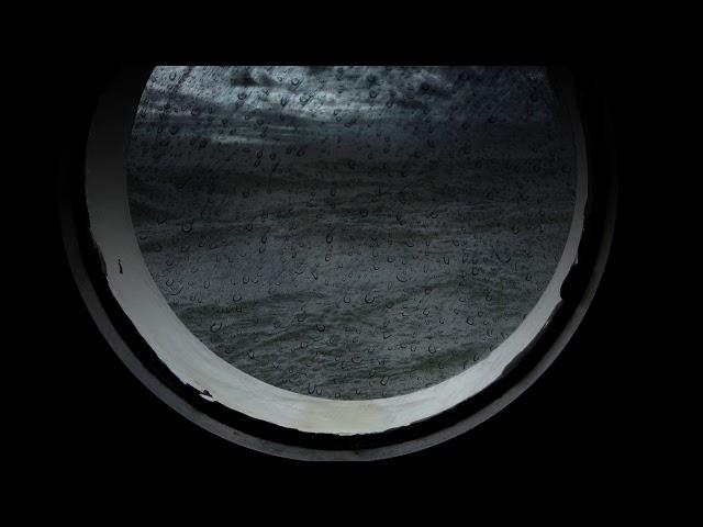 STORM AT SEA • Rain on a Porthole • Waves Against a Ship • 10H Sound Masker Ambience