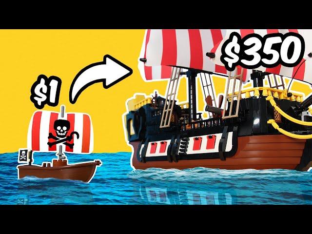 Cheap vs Expensive LEGO Pirate Ship