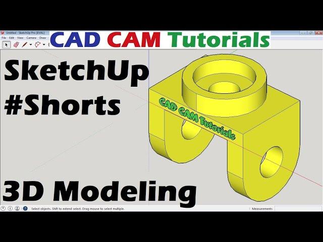 SketchUp 3D Modeling #Shorts