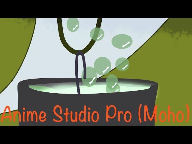 Аnime Studio Pro (Moho Pro): Частицы. Как сделать анимацию бурлящей воды и пузырьков газа
