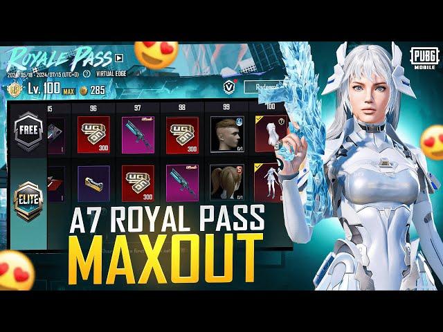 NEW A7 ROYAL PASS WITH FREE UPGRADE GUN AND MATERIALS