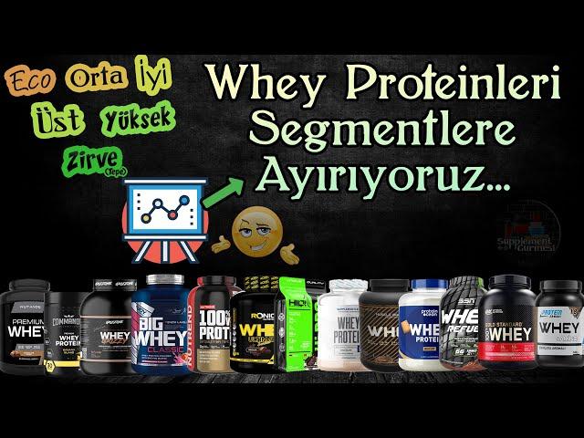 Whey Proteinleri Segmentlere Ayırıyoruz(!Sabit yorumu okuyun)