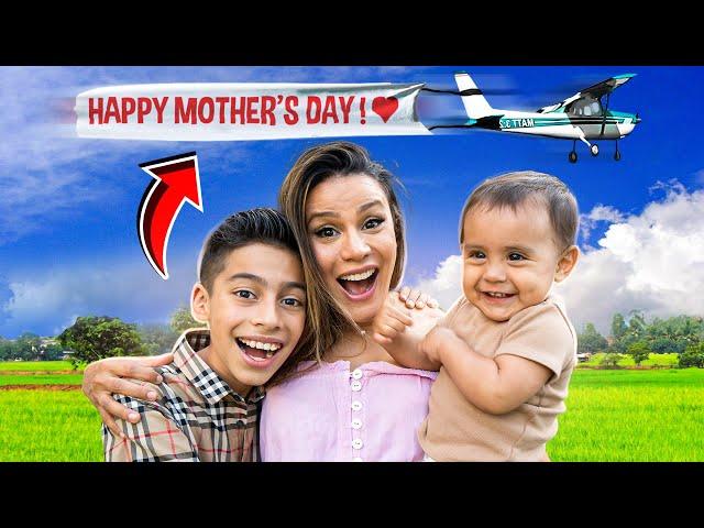 The Best MOTHER'S DAY GIFT Ever!! (AIRPLANE SURPRISE) | The Royalty Family