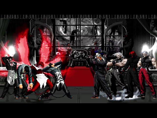 [KOF Mugen] Zombie Iori Yagami Team vs Rugal Team